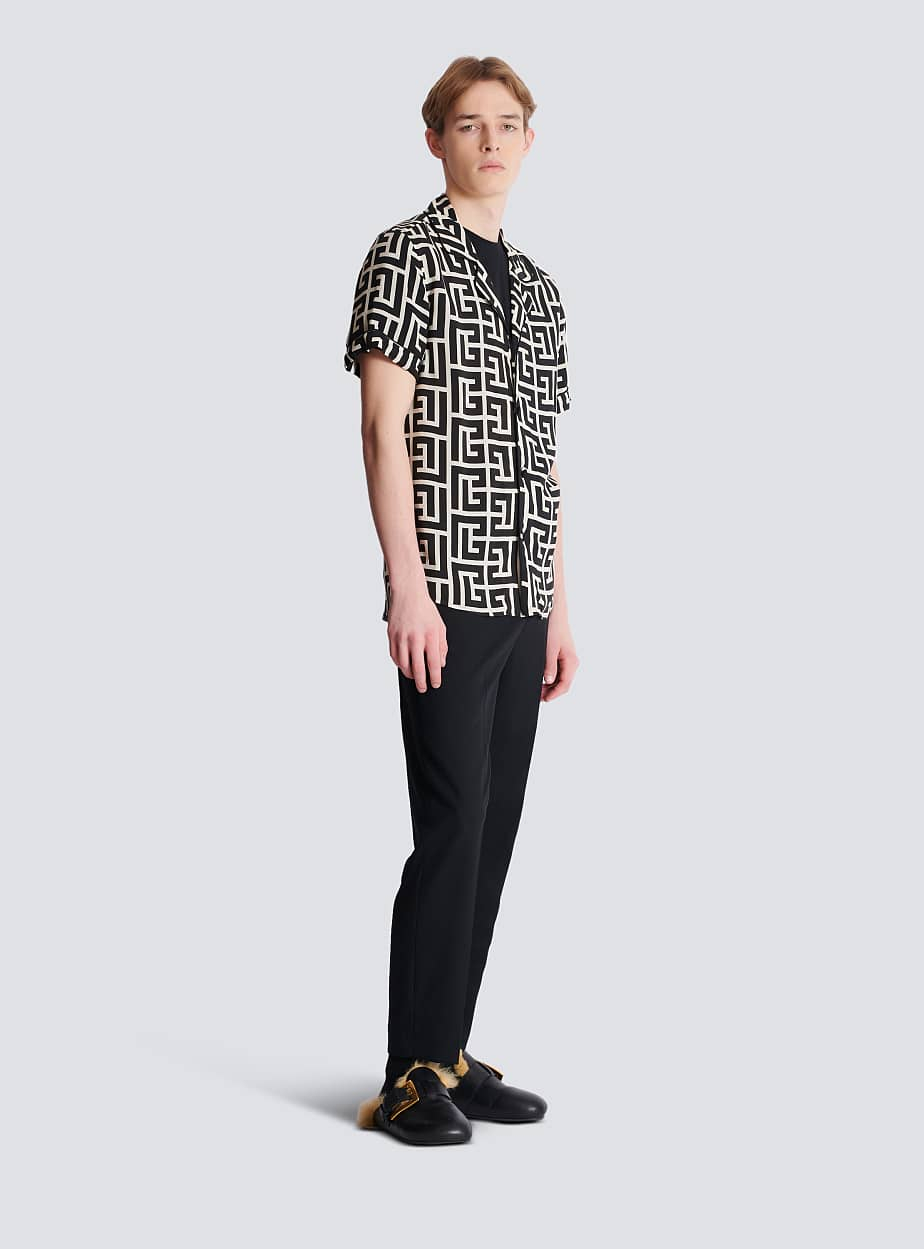 [Balmain] Shirts Short Sleeve SS26 FH1HN011VD01GFE
