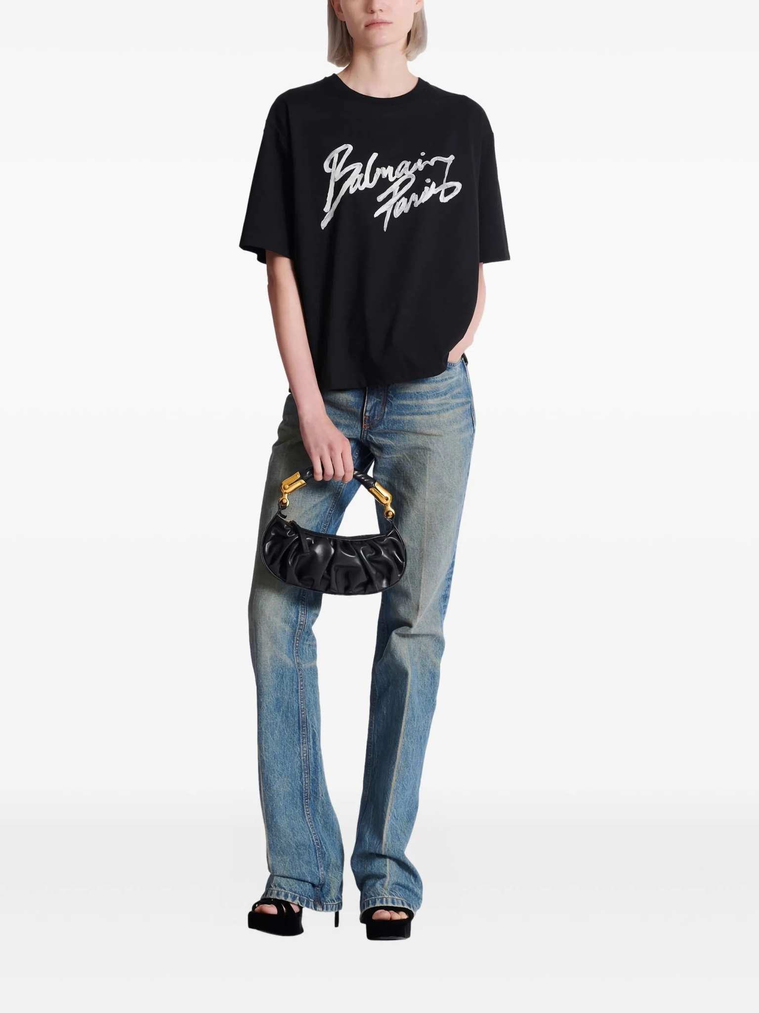 [Balmain] T-shirts Short Sleeve SS26 GF1EG110BD41EAB