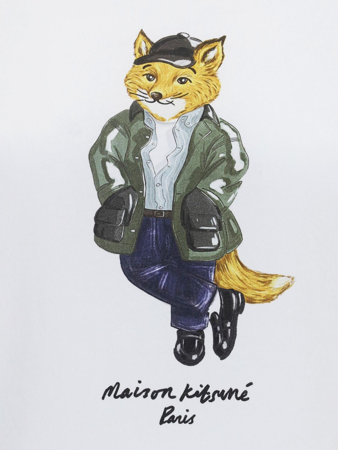[MAISON KITSUNE] T-shirts FW26 MRWJT11KJ7026 P100