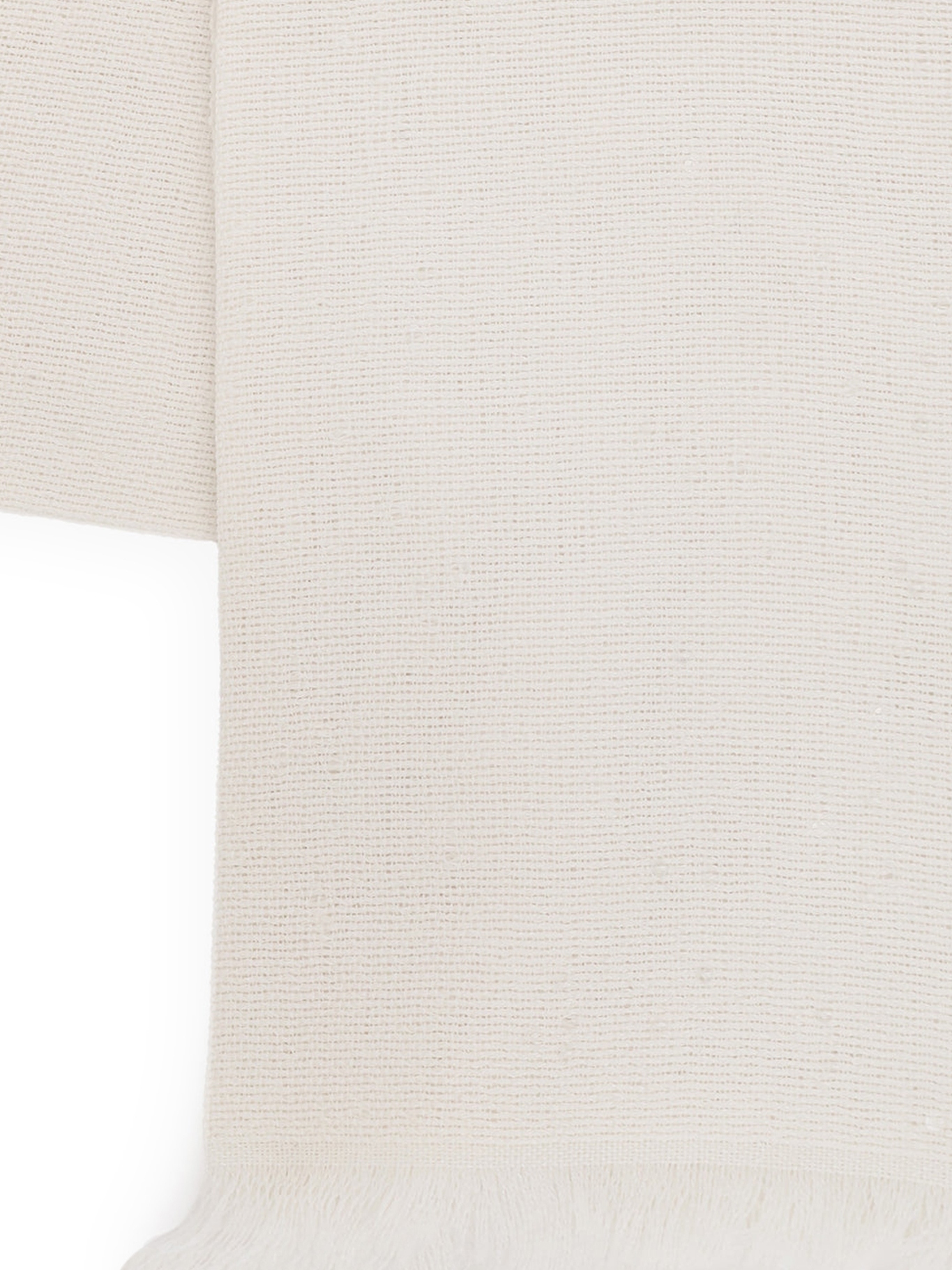 [Brunello Cucinelli] Scarf FW26 MSC915029C159 WHITE
