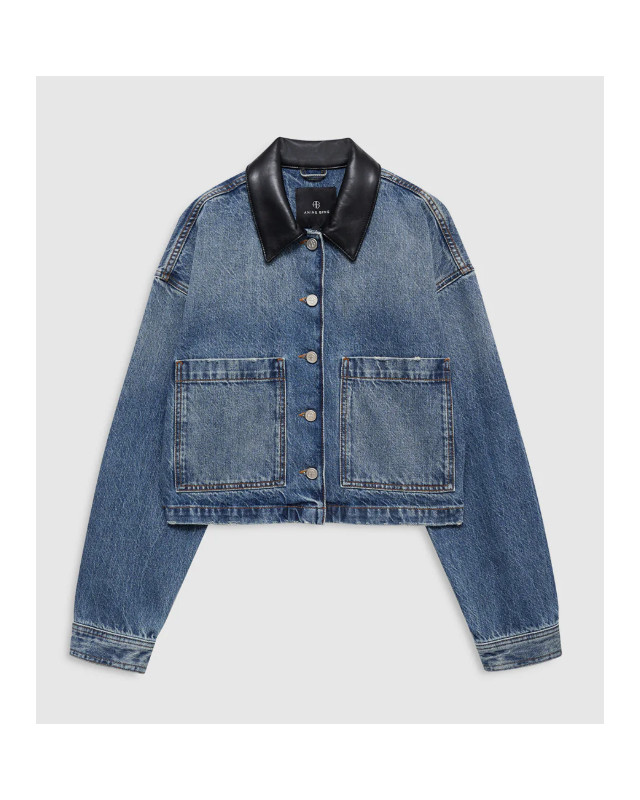 [Anine Bing] Denim Jacket FW26 0112920-WHD94