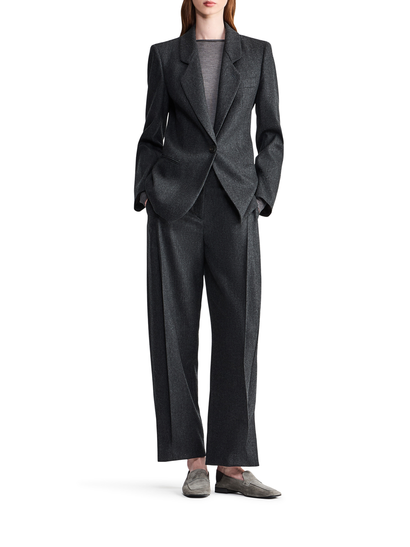 [Giorgio Armani] Blazer FW26 GW004127TE10537U8131 SWAMP
