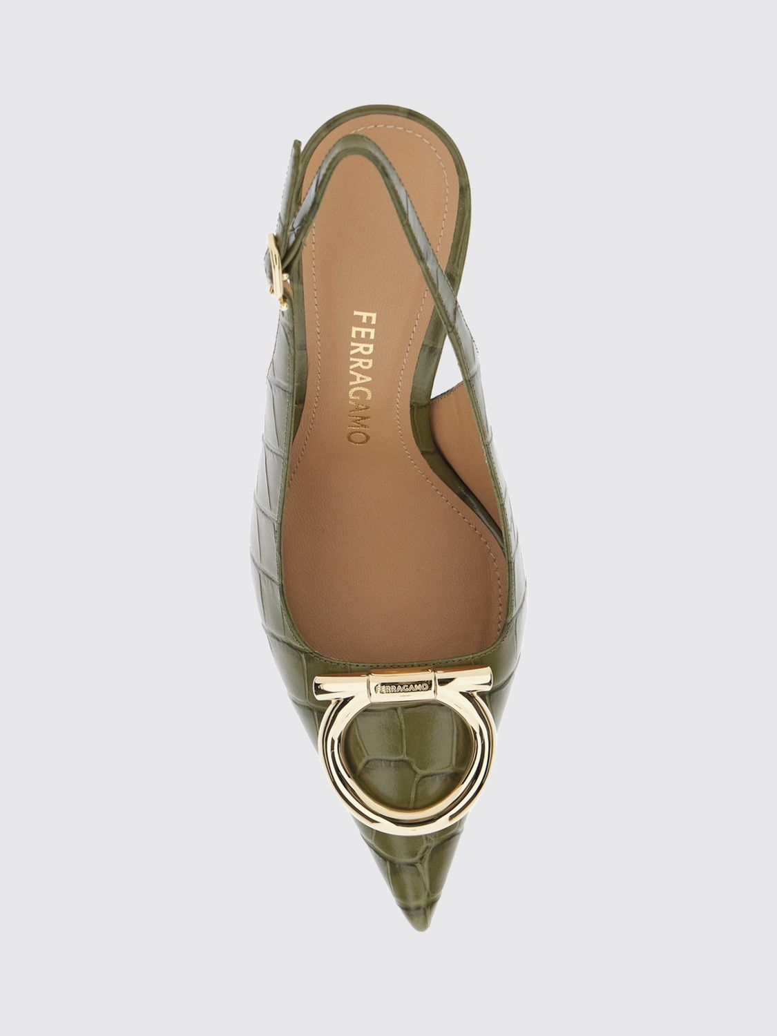 [Ferragamo] Sandals FW26 01L945 794993 NEWOLIVBISC