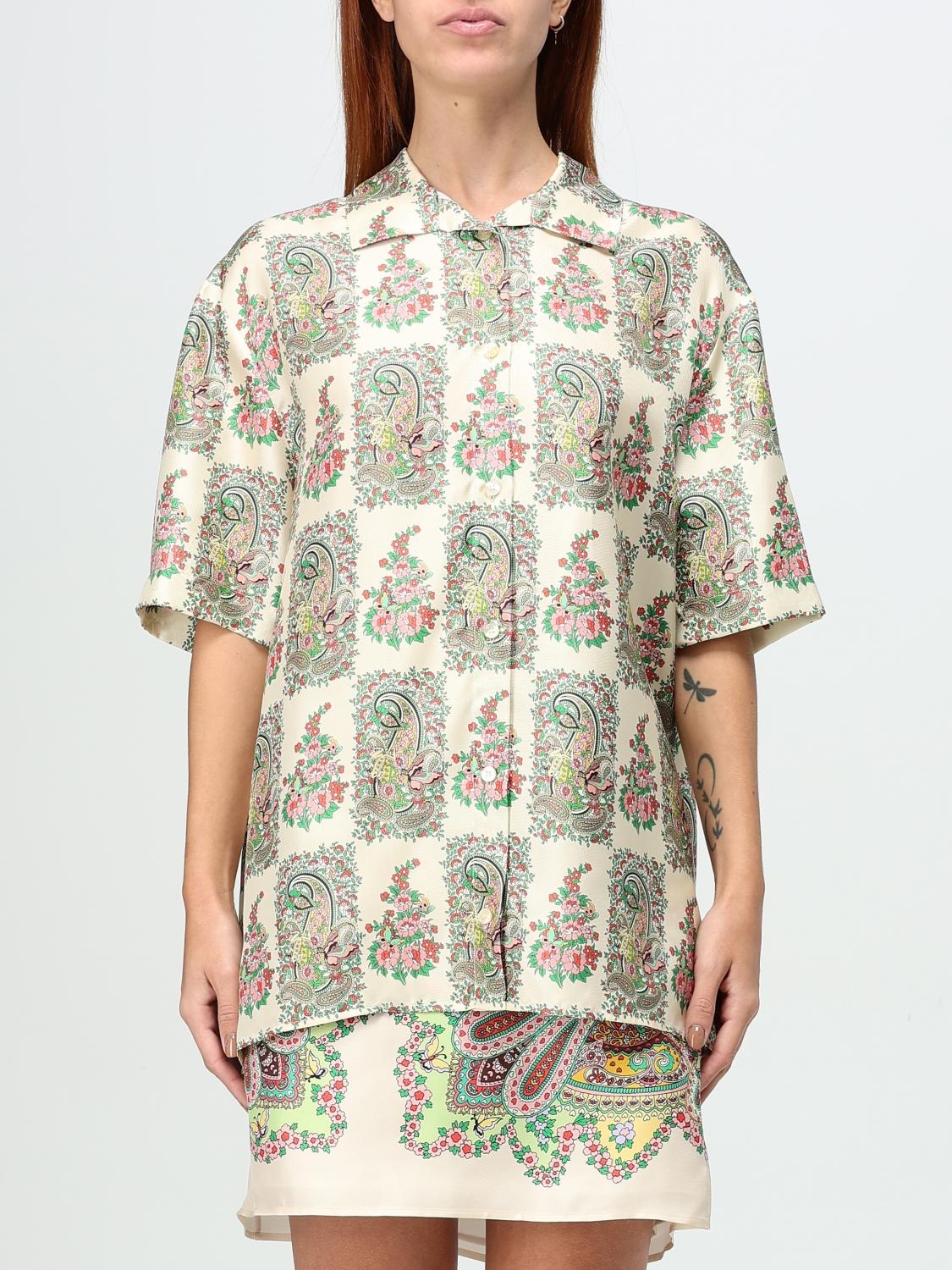 [Etro] Shirts Short Sleeve SS25 WRIA0009AK765 X0801