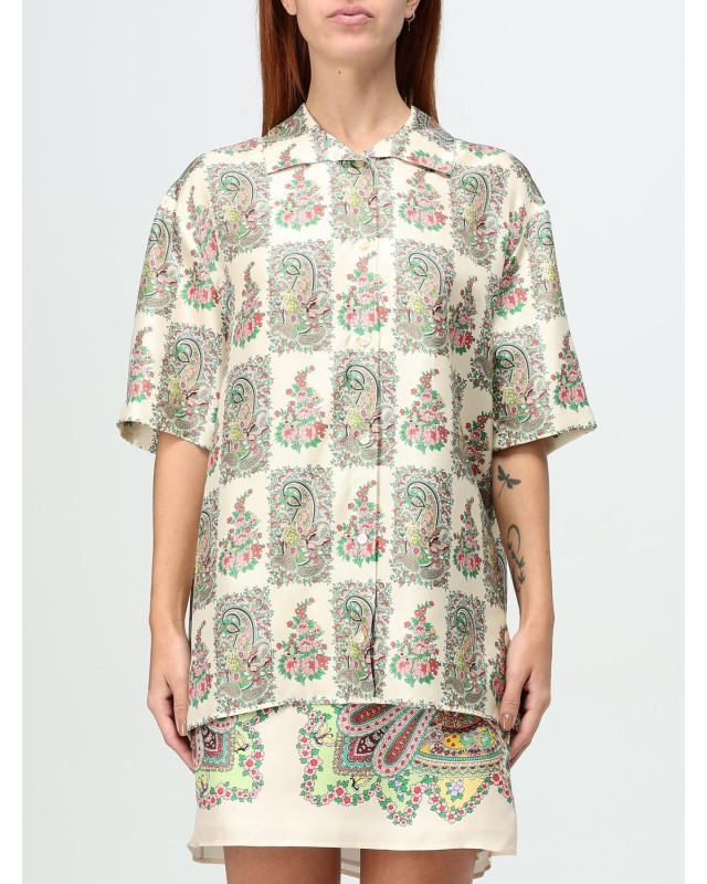[Etro] Shirts Short Sleeve SS25 WRIA0009AK765 X0801