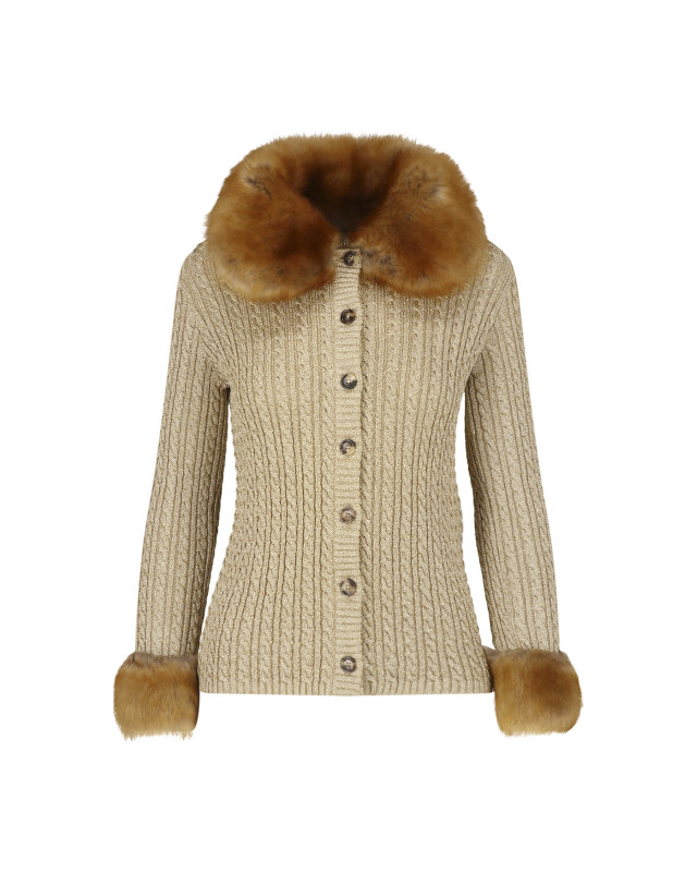 [Saint Laurent] Cardigan FW26 A002ZR Y77NZ8809