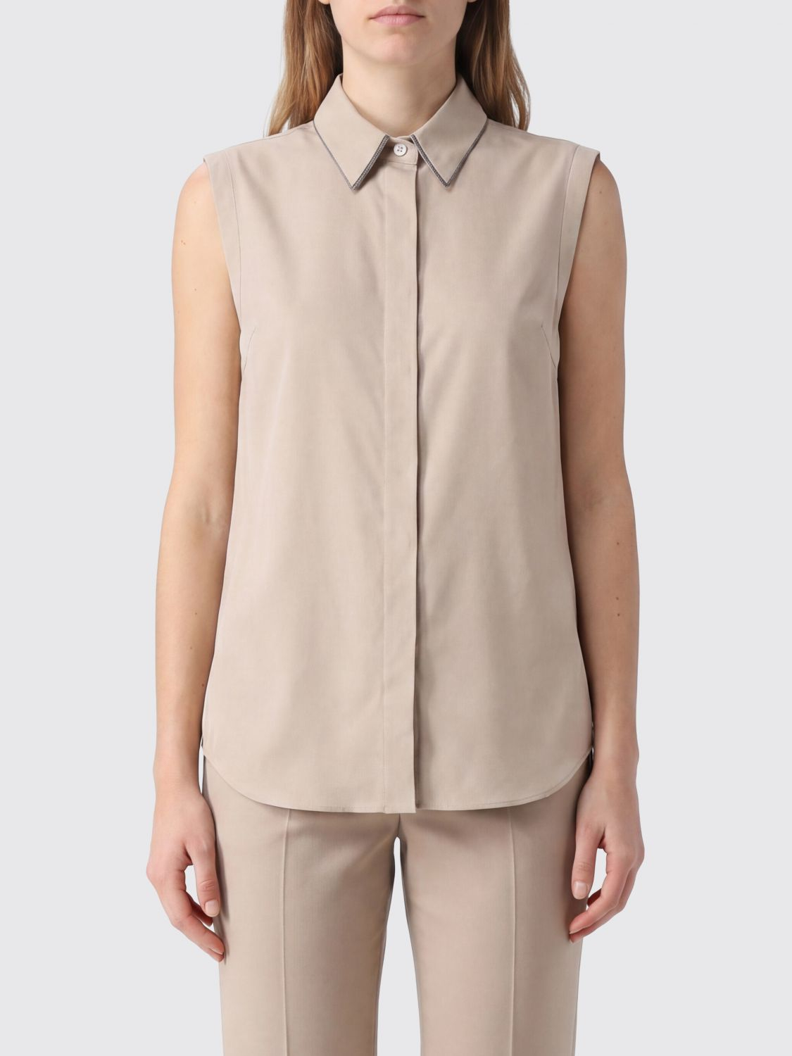 [Brunello Cucinelli] Shirts Sleeveless SS26 M0091MA616 C9272