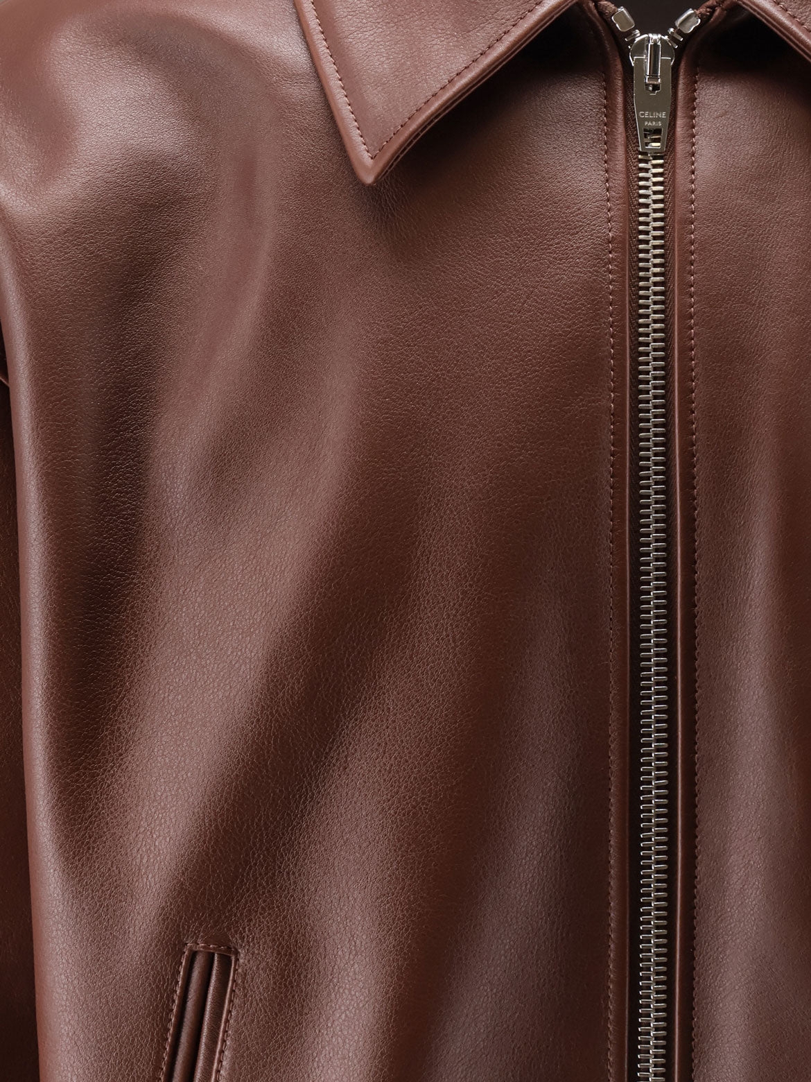 [Celine] Leather Jacket FW26 RV14D978W19BR