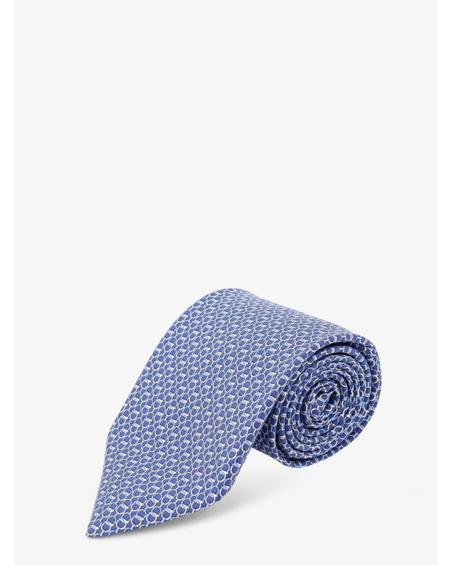[Ferragamo] Tie FW26 351446794591BLUROYAL