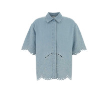 [Zimmermann] Shirts Short Sleeve SS26 7214TRS263 ICESTM
