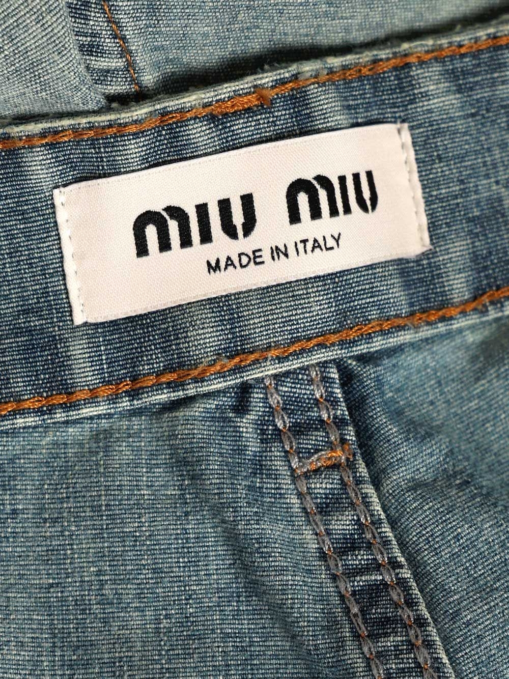 [Miu Miu] Jeans SS26 GWP394 S 232 18JIF0076