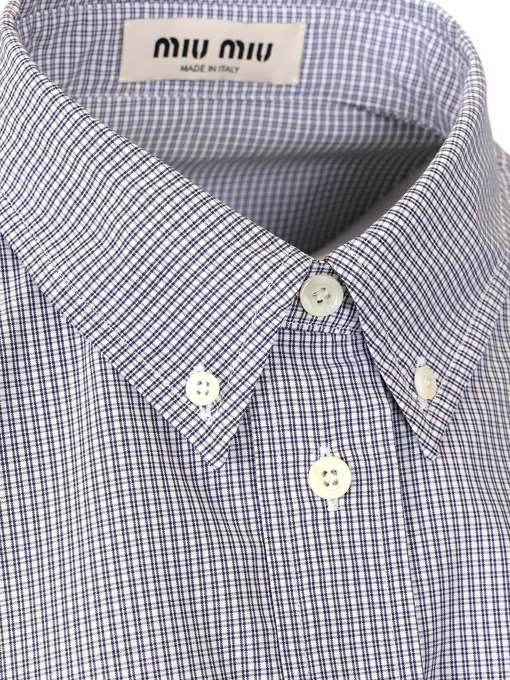 [Miu Miu] Shirts Long Sleeve SS26 MK1659 S OOO 1805F0008