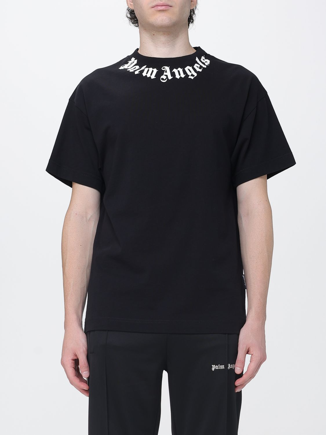 [Palm Angels] T-shirts Short Sleeve FW26 PAMAA01F26JR01 BLACK
