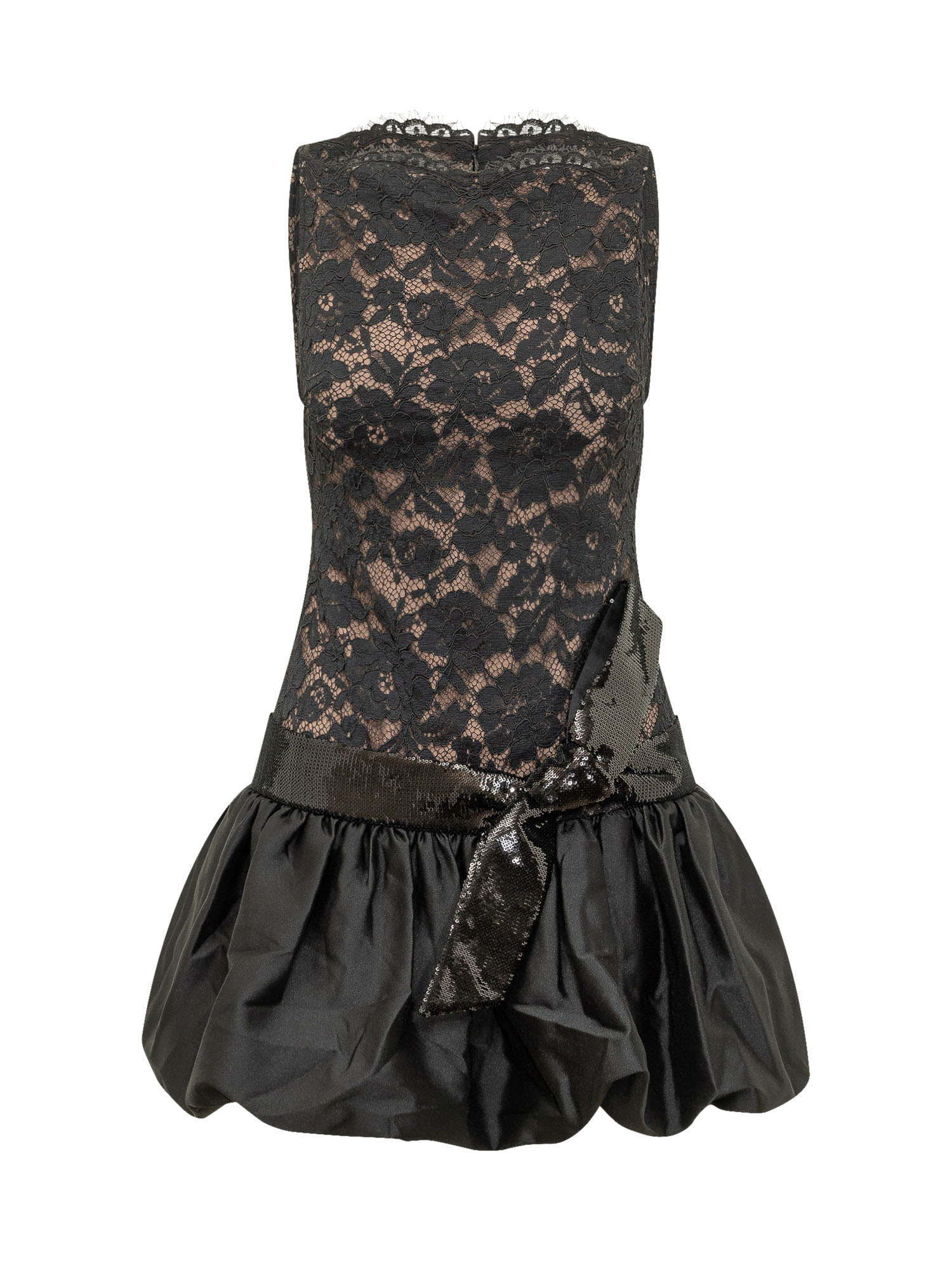 [Self-portrait] Sleeveless dress FW26 AW26013SB BLACK