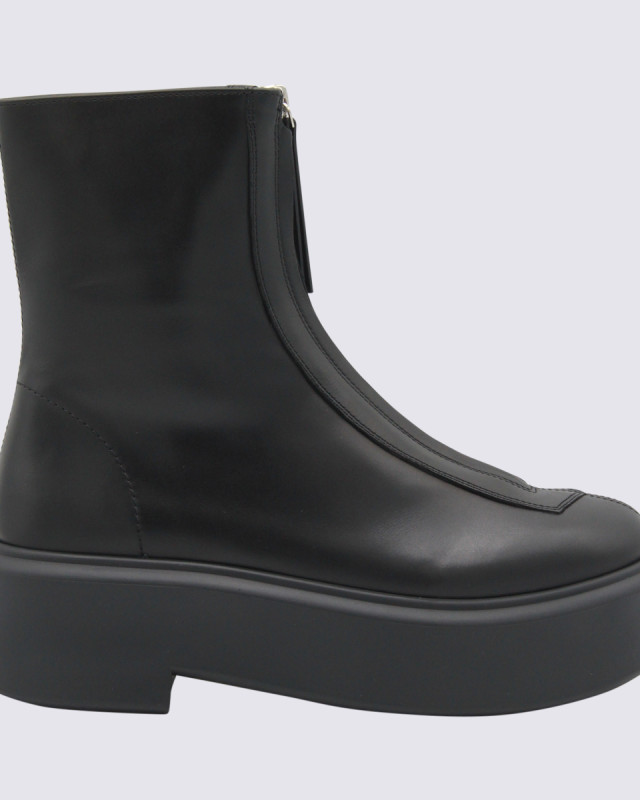 [THE ROW] Ankle Boots FW26 F1144L64RBLK