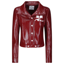 [Courreges] Leather Jacket FW26 PERCBL005VY0014 4034