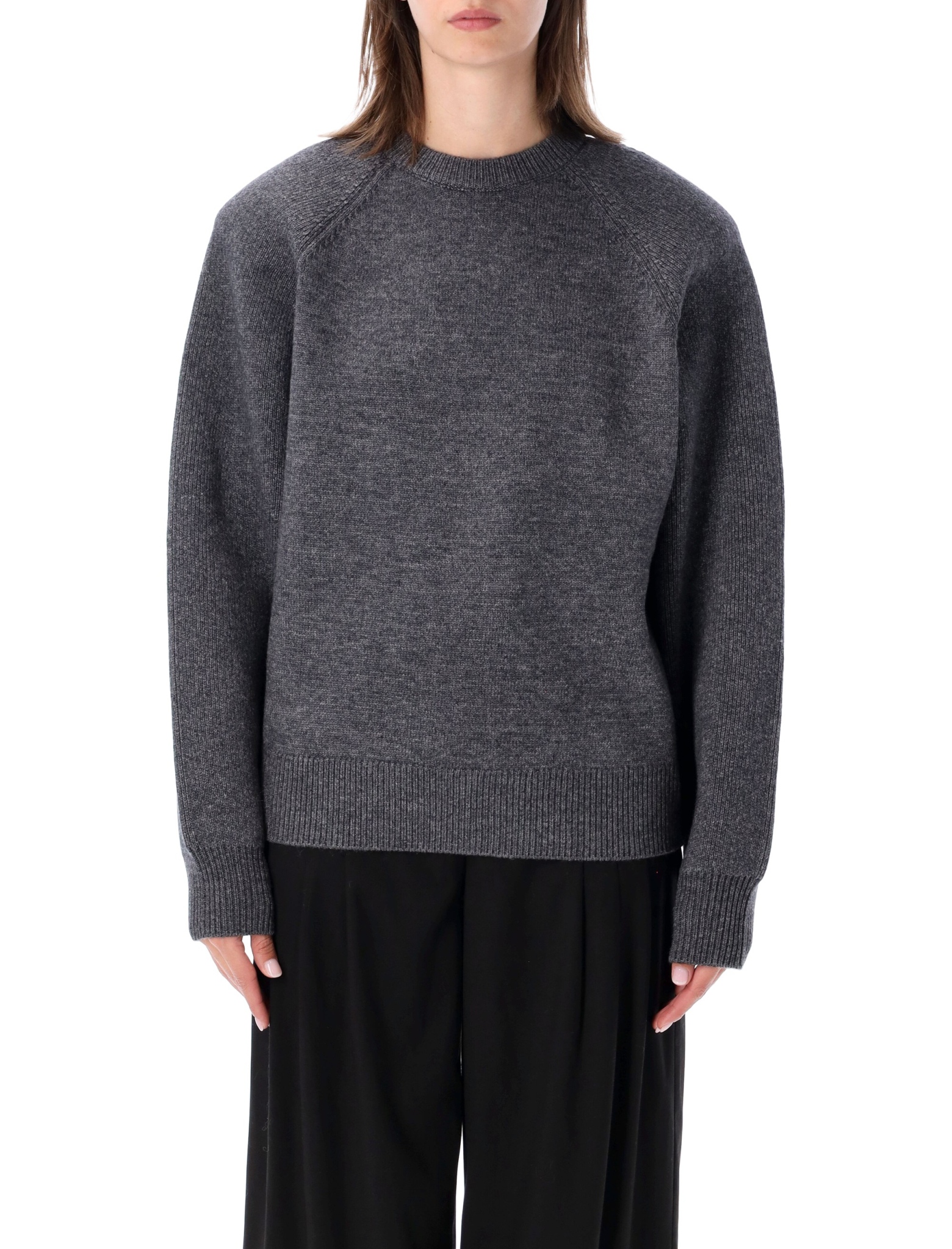 [THE FRANKIE SHOP] Knitwear FW26 KNFS22809101DARK GREY