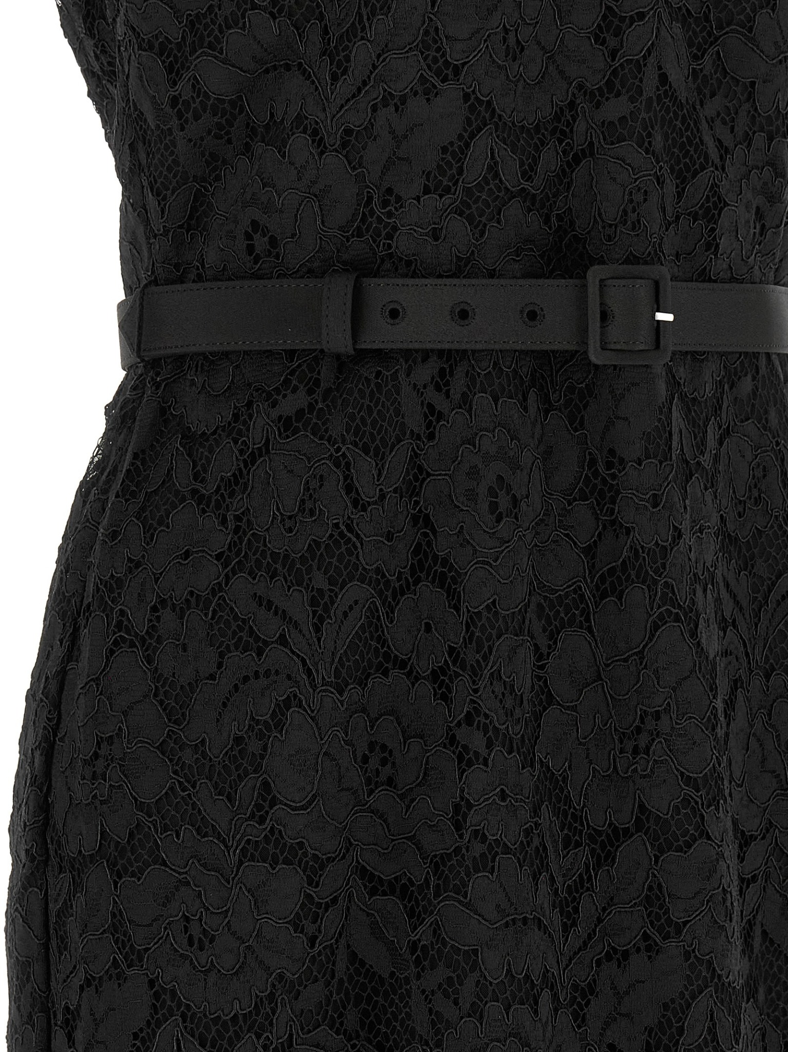 [SELF PORTRAIT] Short sleeve dress FW26 AW26019MABBLACK