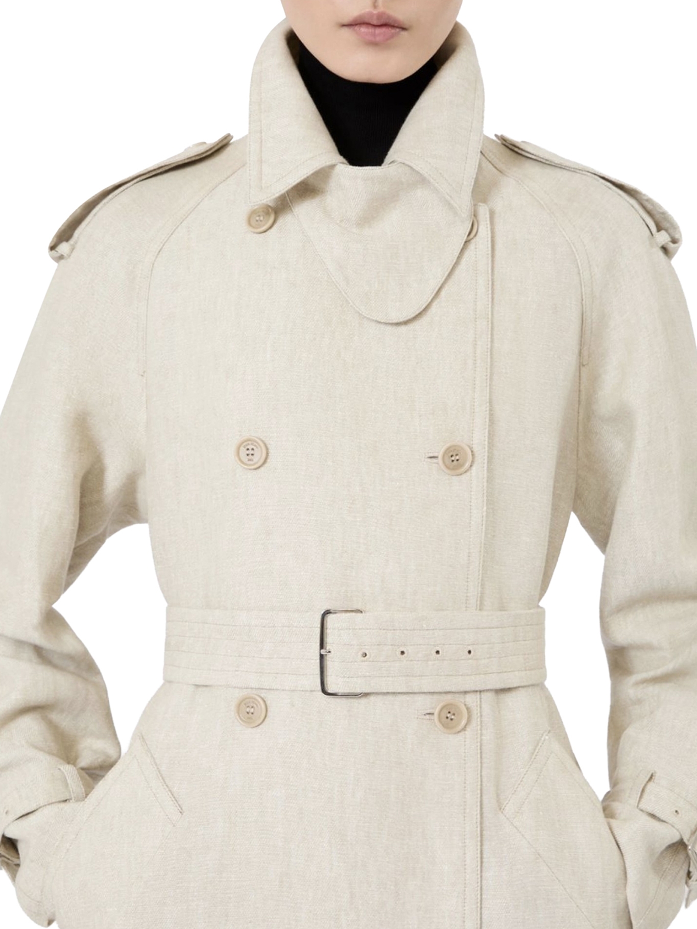 [Max Mara] Trench Coat SS26 2611121153600002 BROWN GREY