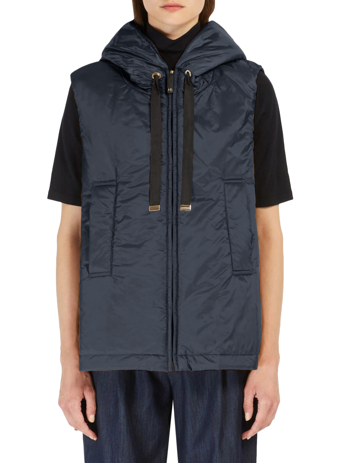 [MAX MARA THE CUBE] Down Vest FW26 2619291044600008 NIGHT BLUE