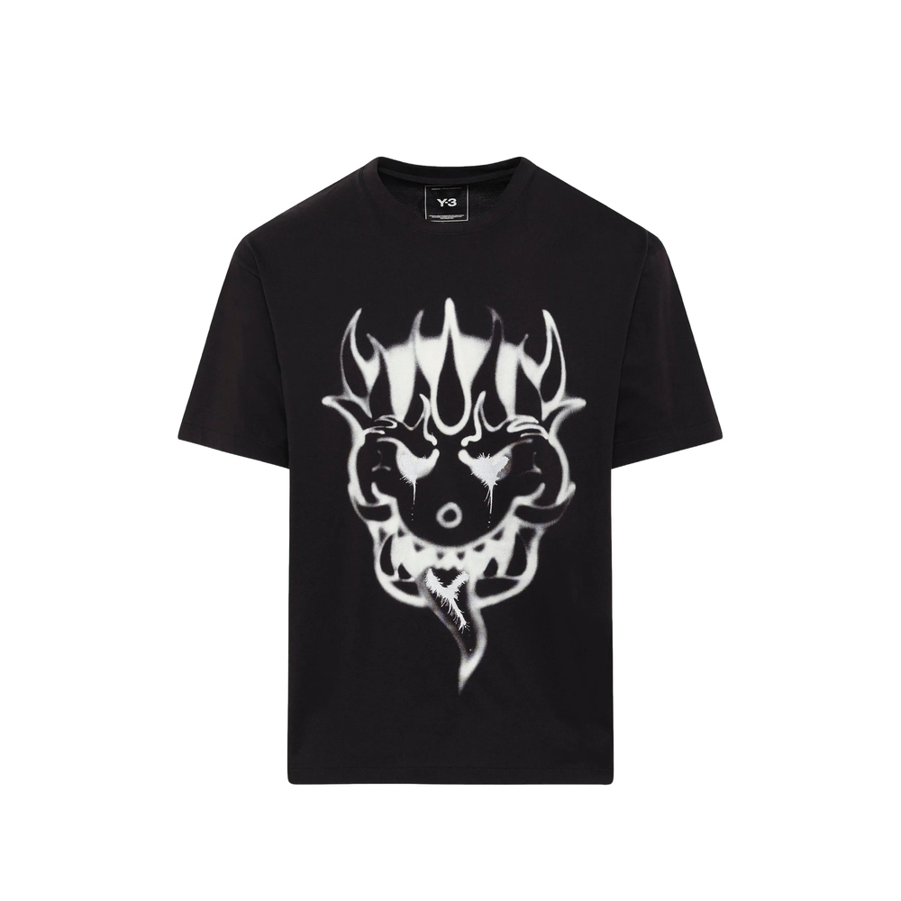 [Y-3] T-shirts Short Sleeve FW26 KQ8596  BLACK