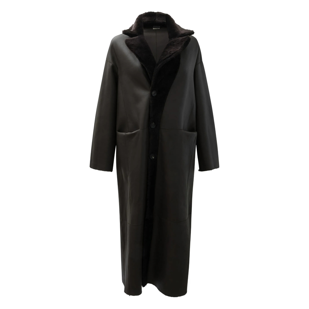 [Furling] Leather Jacket FW26 NELL  EBONY