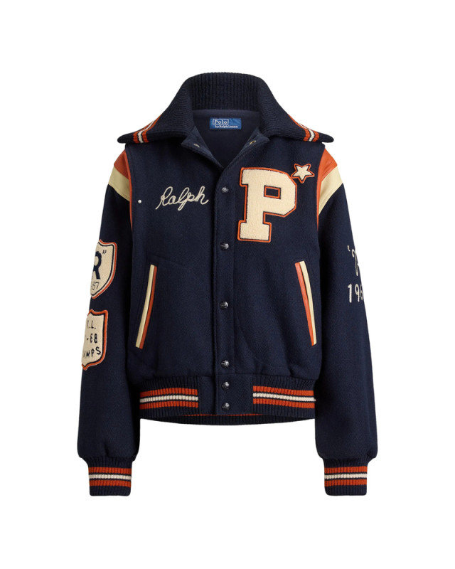 [Ralph Lauren] Bomber jacket FW26 211B16685001  NAVY