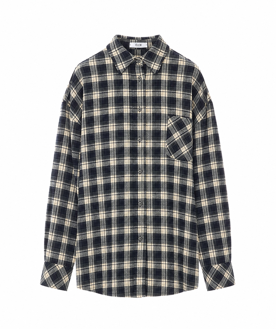 [Eleh] Shirts Long Sleeve FW26 0090BLU