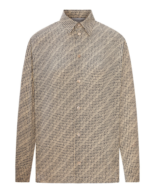 [Balenciaga] Shirts Long Sleeve FW26 A002B2TUL729364 BEIGE BLACK