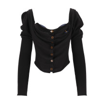 [Vivienne Westwood] Blouse CO 1803002V-Y001V-N402