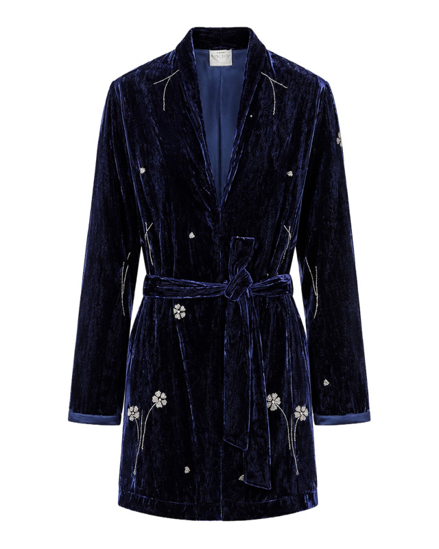 [Forte Forte] Slip gown FW26 15045F50A5027 NIGHT
