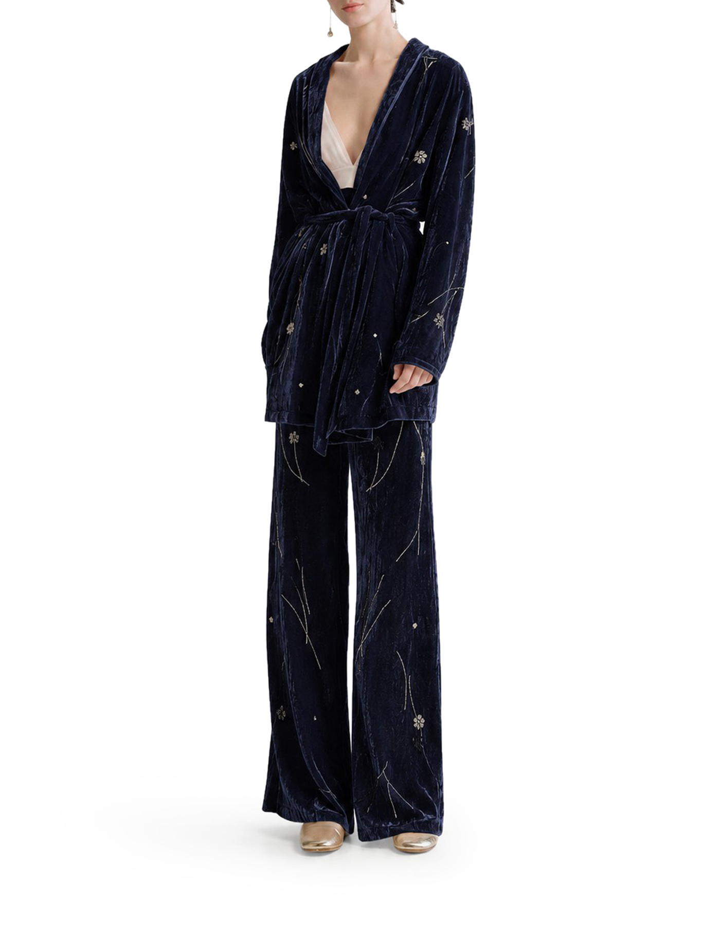 [Forte Forte] Trousers FW26 15046F50A5027 NIGHT