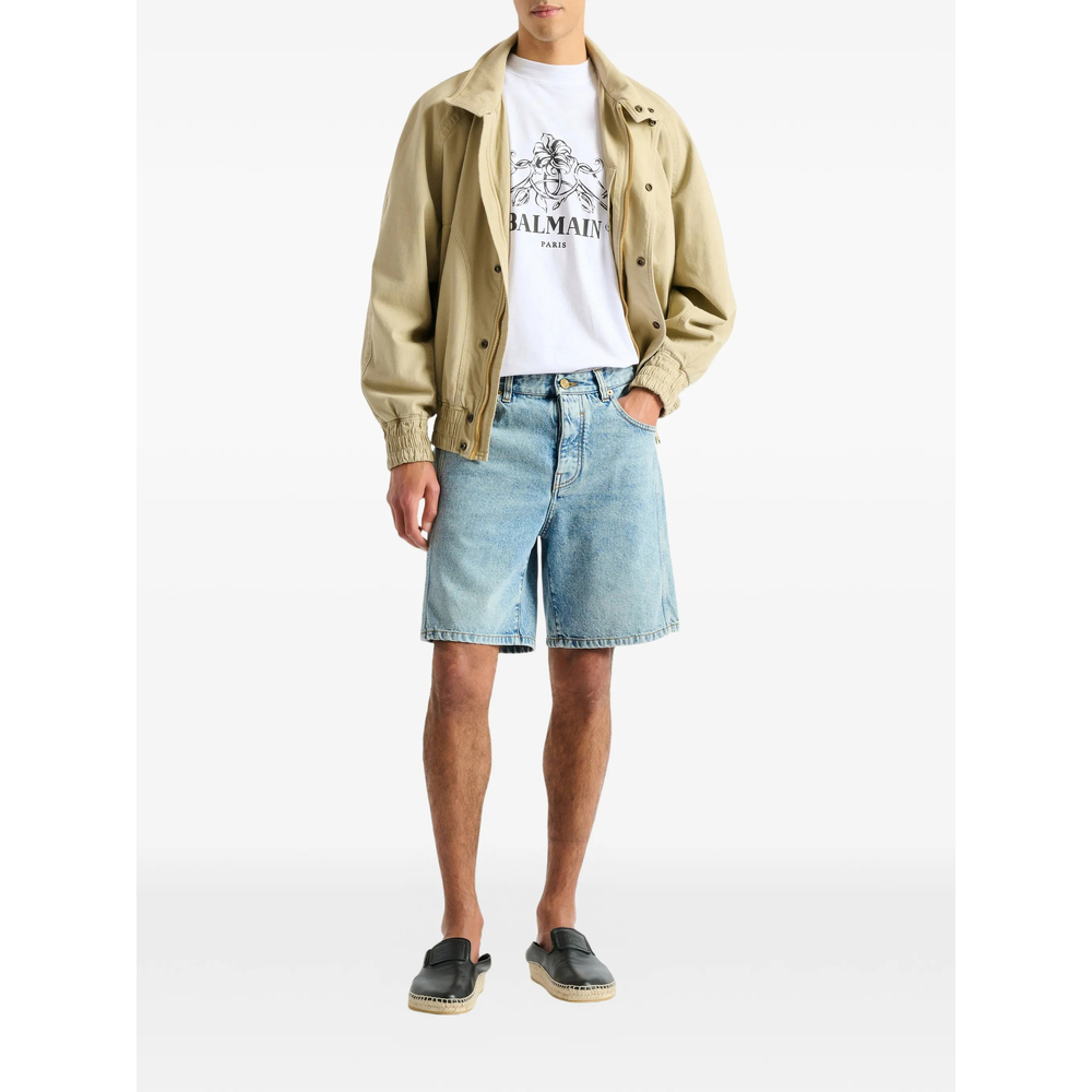 [Balmain] T-shirts Short Sleeve FW26 HH1EG275 BD65 GAB