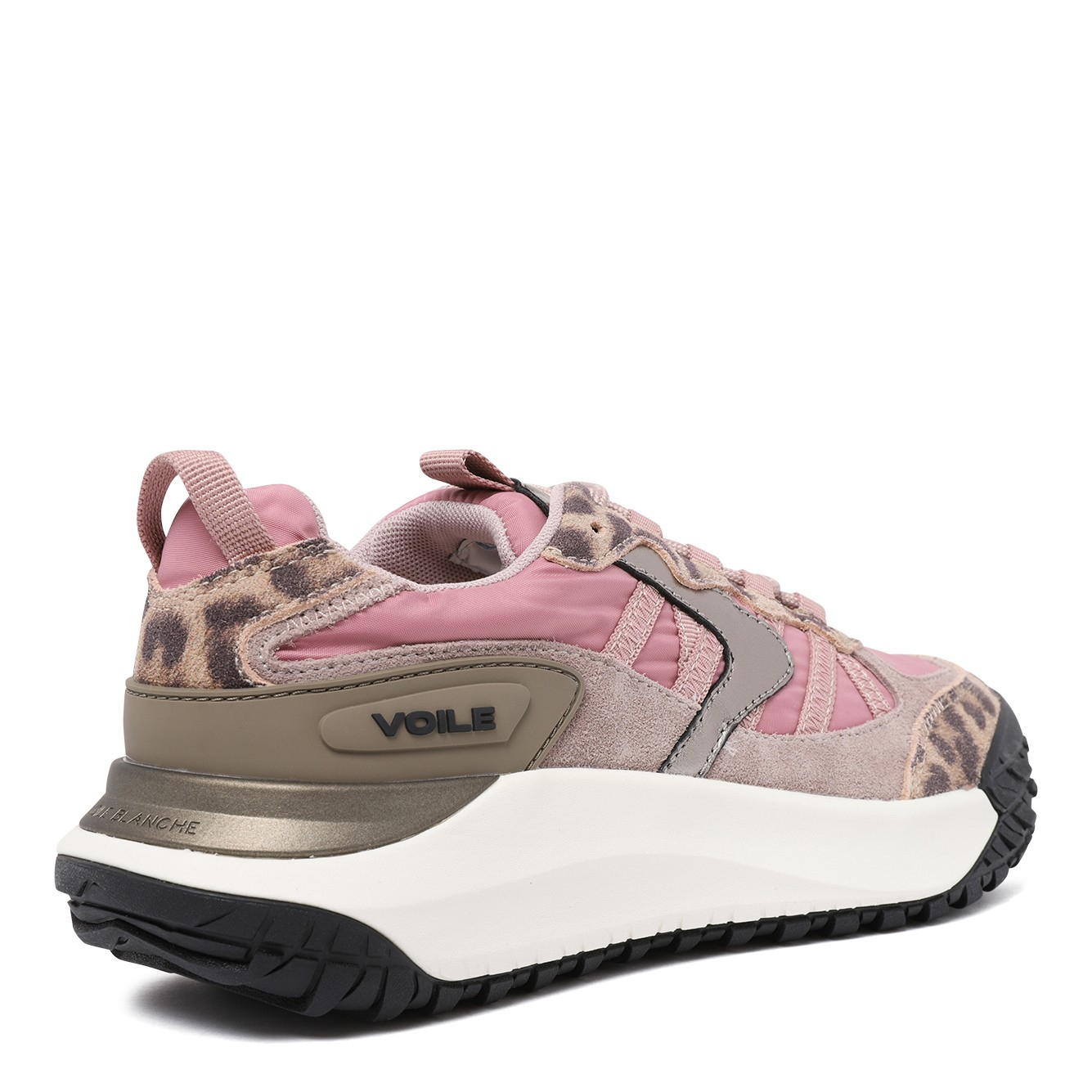 [VOILE BLANCHE] Sneakers FW26 2019698090M01-SUEDENYLONLEO