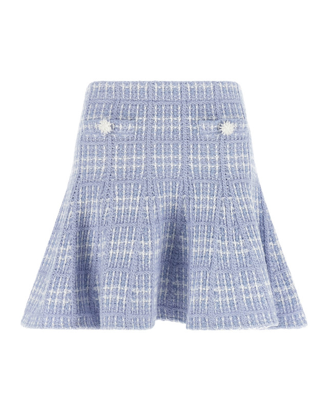 [SELF PORTRAIT] Skirt FW26 AW26146SKBLBLUE