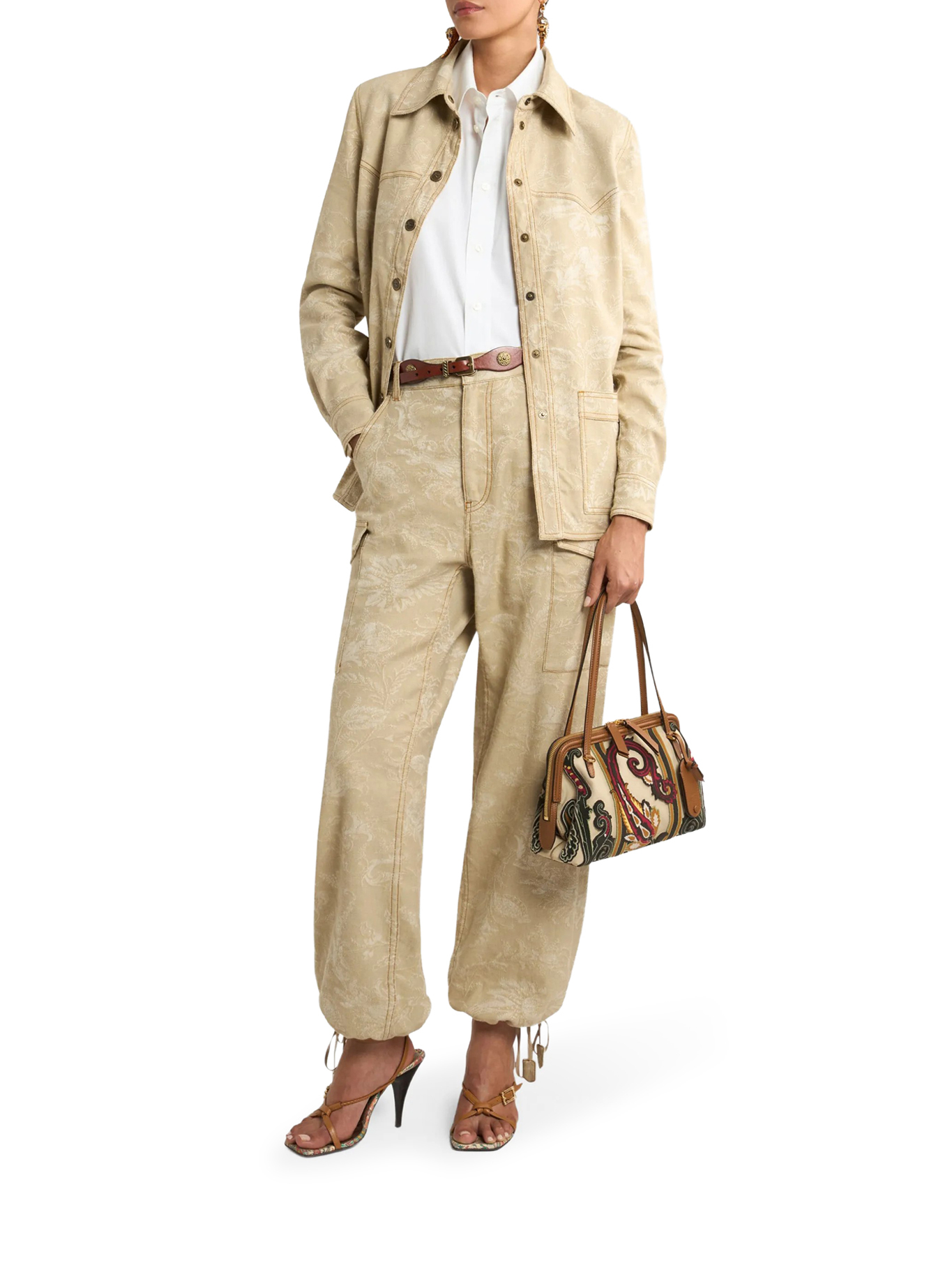 [Etro] Shirt SS26 WRNE000999TJEK7S9820S9820 BEIGE