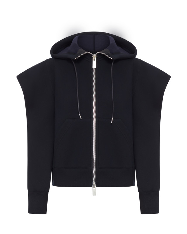 [Sacai] Hoodie SS26 2608345001 BLACK
