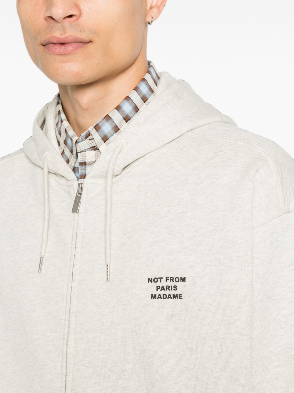 [DROLE DE MONSIEUR] Zip Up FW26 PERMHO207CO312GY