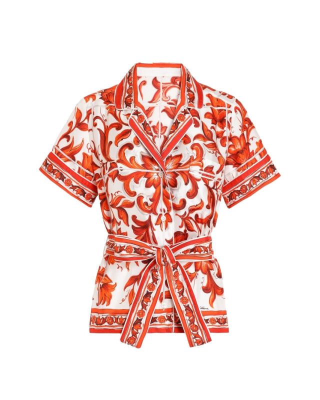 [Dolce & Gabbana] Shirts Short Sleeve FW26 F5G67TGDDRES9000