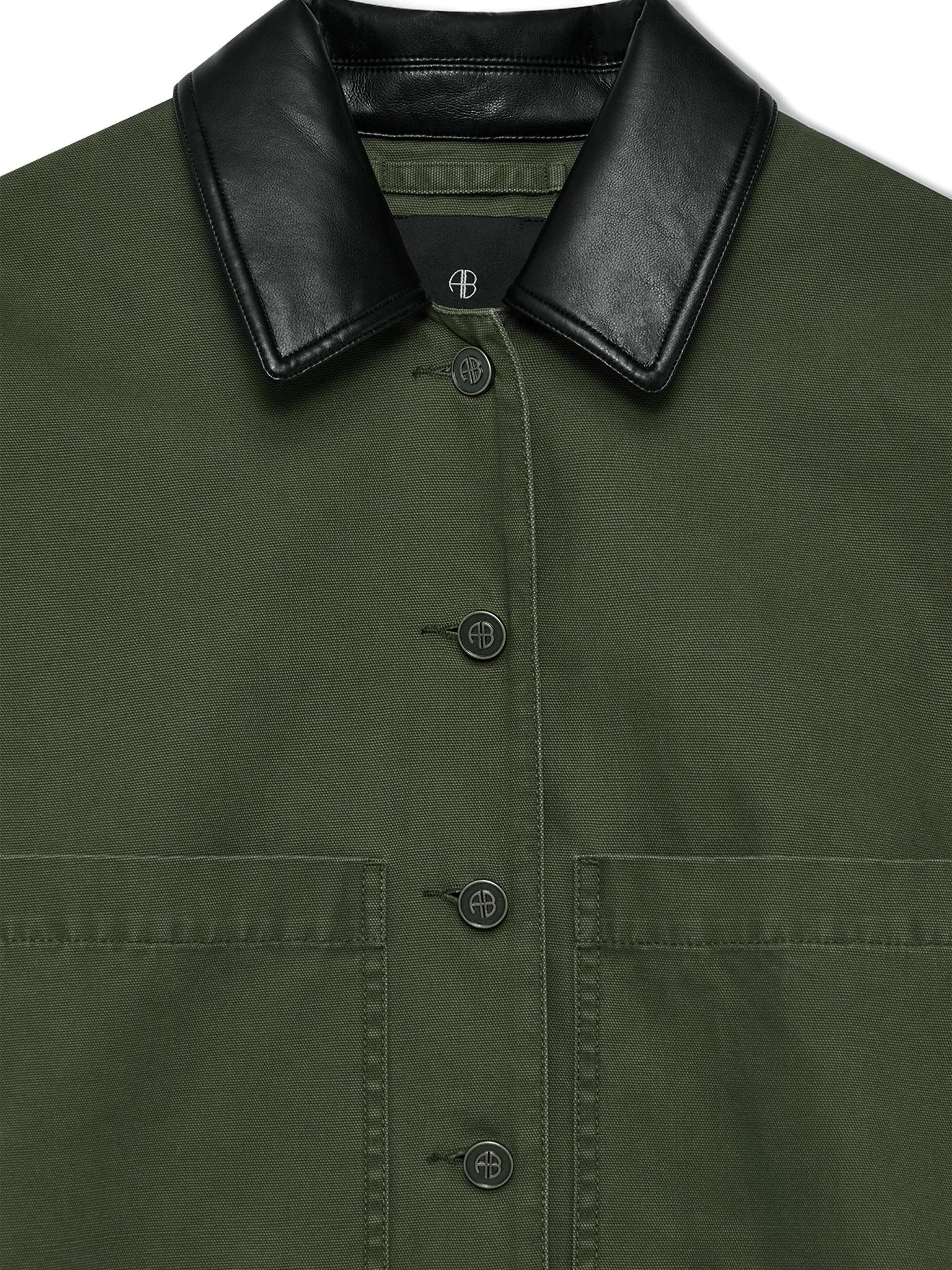 [Anine Bing] Casual Jacket FW26 A0112608AYG4ARMY GREEN
