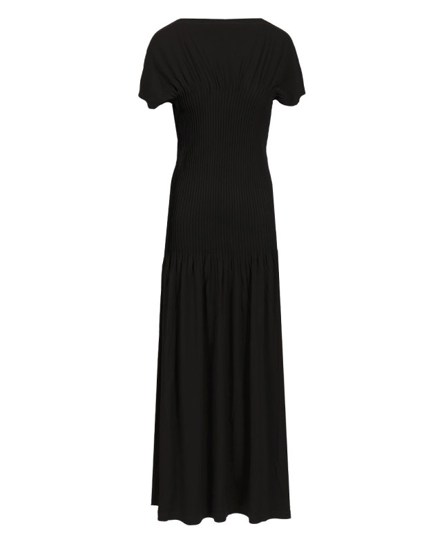 [TOTEME] Short sleeve dress FW25 253-WRD0202-FB0162001