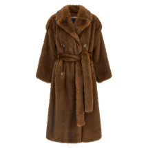 [B&B Couture] Fur Jacket FW26 FARRAHTRENCHMINK