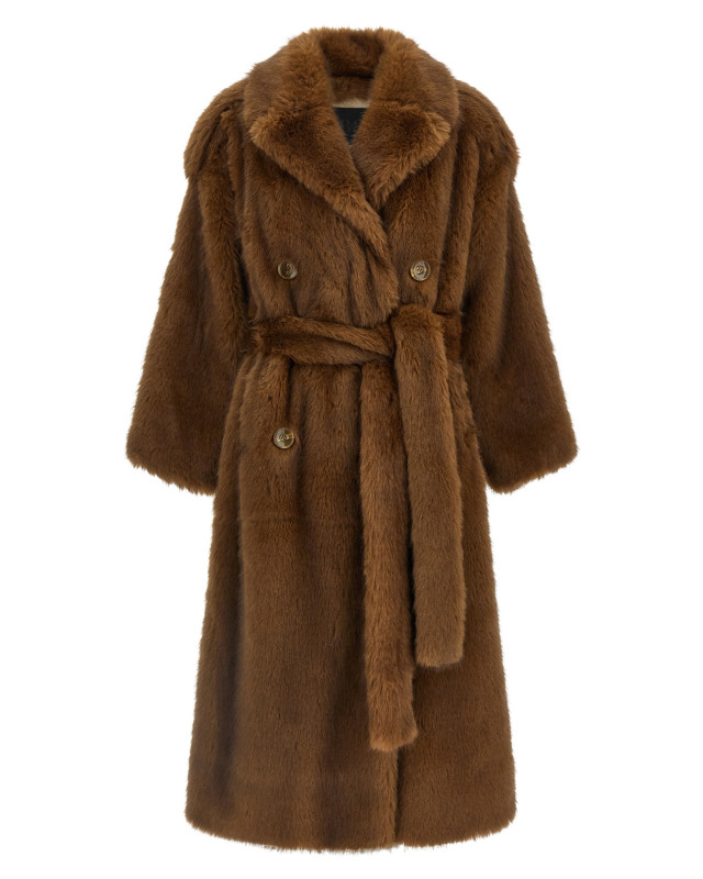 [B&B Couture] Fur Jacket FW26 FARRAHTRENCHMINK