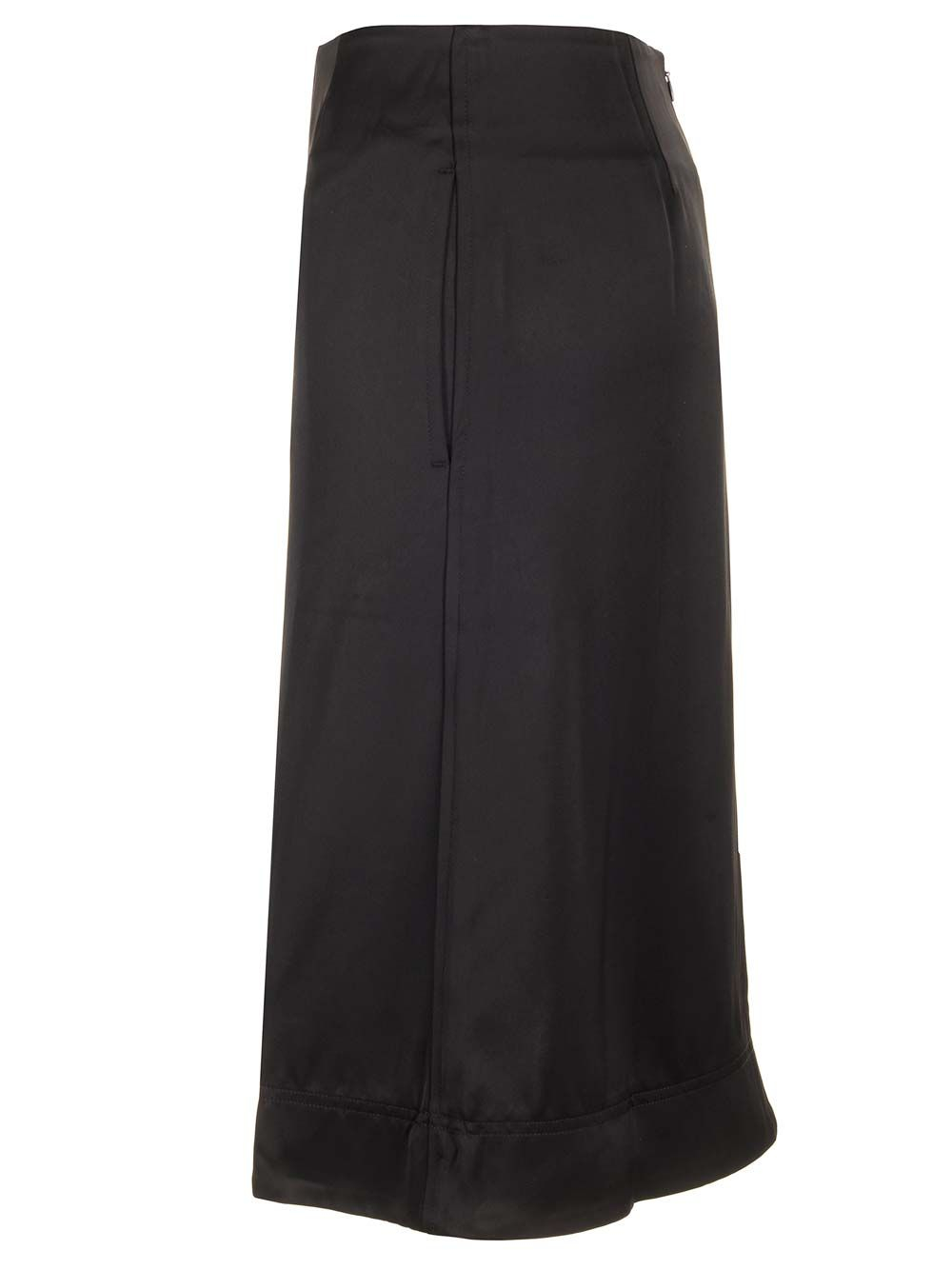 [TOTEME] Long skirt FW24 244-WRB0227-FB0208BLACK 001