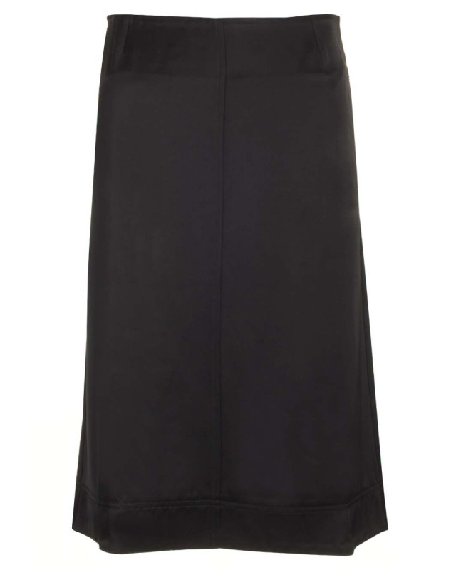[TOTEME] Long skirt FW24 244-WRB0227-FB0208BLACK 001