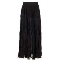 [TOTEME] Long skirt FW24 243-WRB0197-FB0200BLACK 001