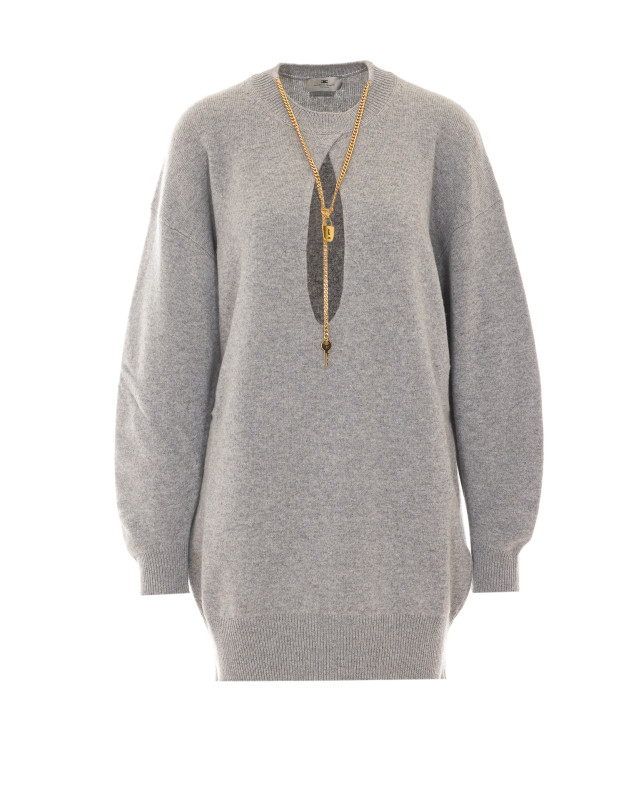 [ELISABETTA FRANCHI] Long sleeve dress FW26 AM23T66E2431