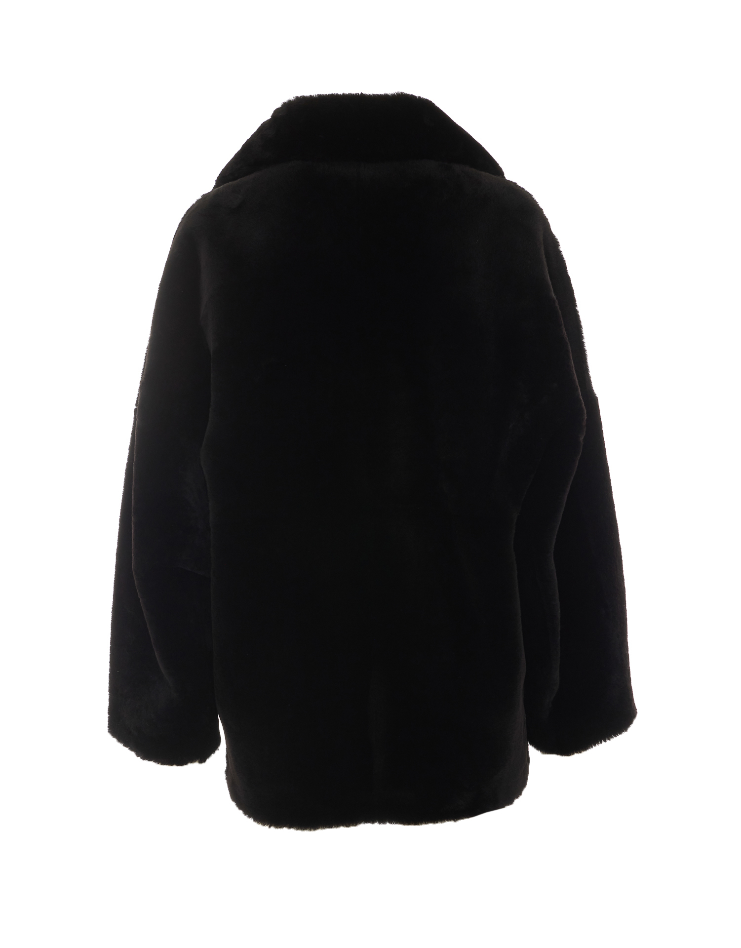 [Blancha] Fur Jacket FW26 26100302NERO