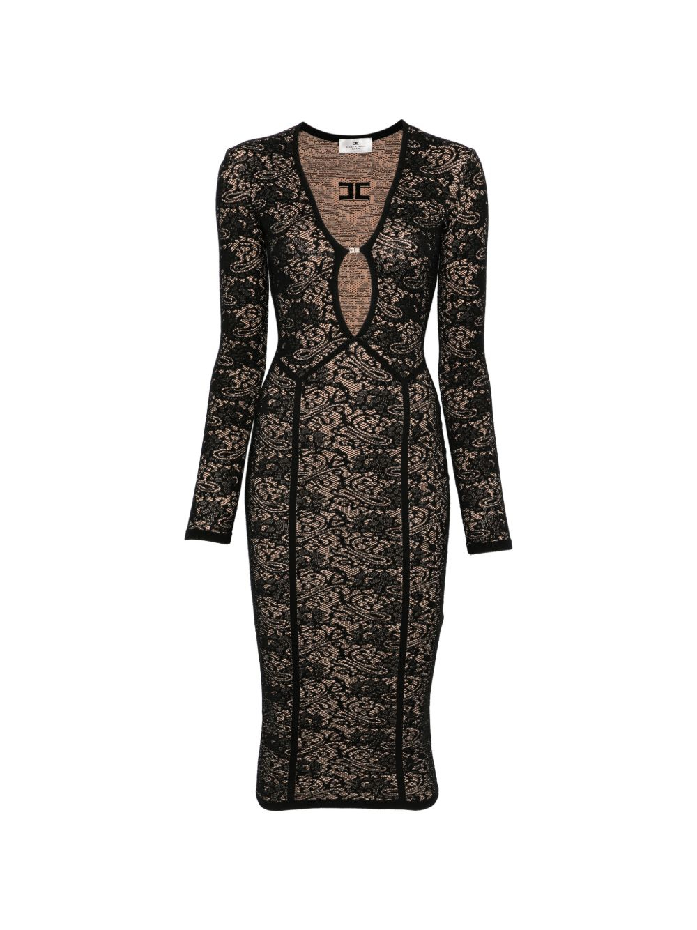 [ELISABETTA FRANCHI] Long sleeve dress FW26 AM26Q66E2FR9