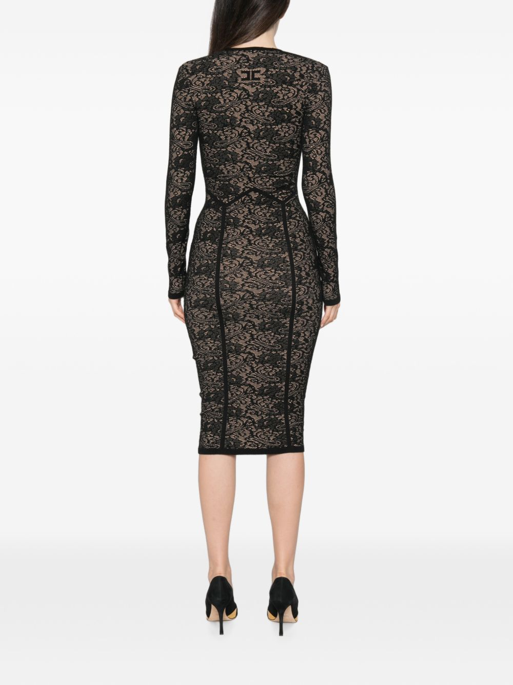 [ELISABETTA FRANCHI] Long sleeve dress FW26 AM26Q66E2FR9